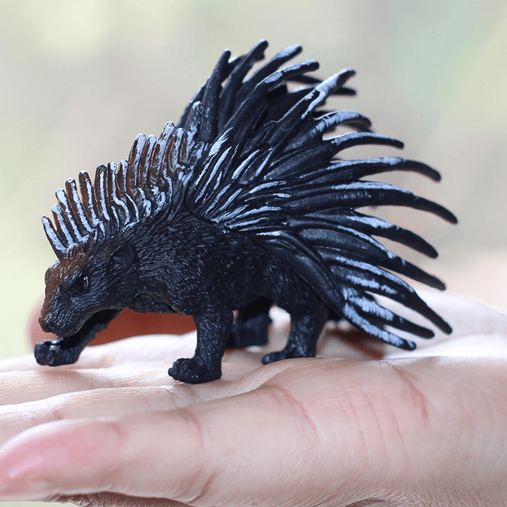 Simulation Model Solid Plastic Porcupine Figurines - MRSLM