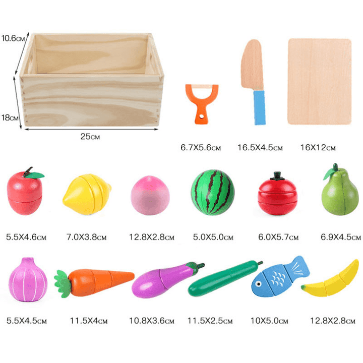 Supply 15 Pieces of Wooden Magnets for Children'S Play Toys - MRSLM