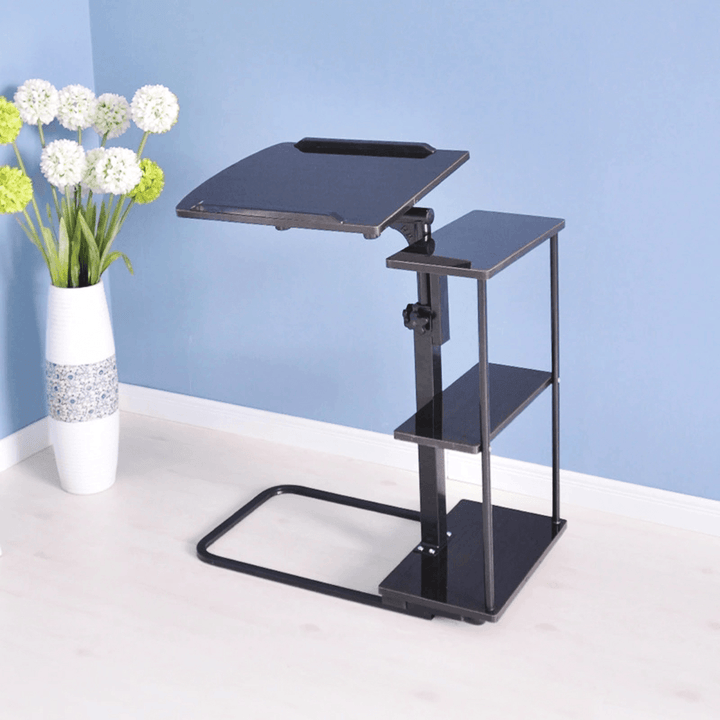 Laptop Desk Table Computer Tray Mobile Height Adjustable Home Bedside - MRSLM