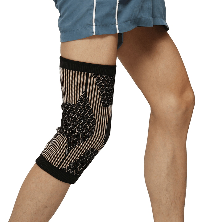 Copper Infused Knee Support Brace Patella Arthritis Leg Support Joint Compression Sleeve - MRSLM