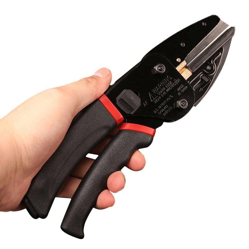 3 in 1 Cutting Tool Multi Cut Pliers Wire Black Power Cut Garden Pruning Shears with 3Pcs Extra Blades Wire Stripper Scissors for Cutting Cable Leather Electrician Hand Crimping Tools - MRSLM