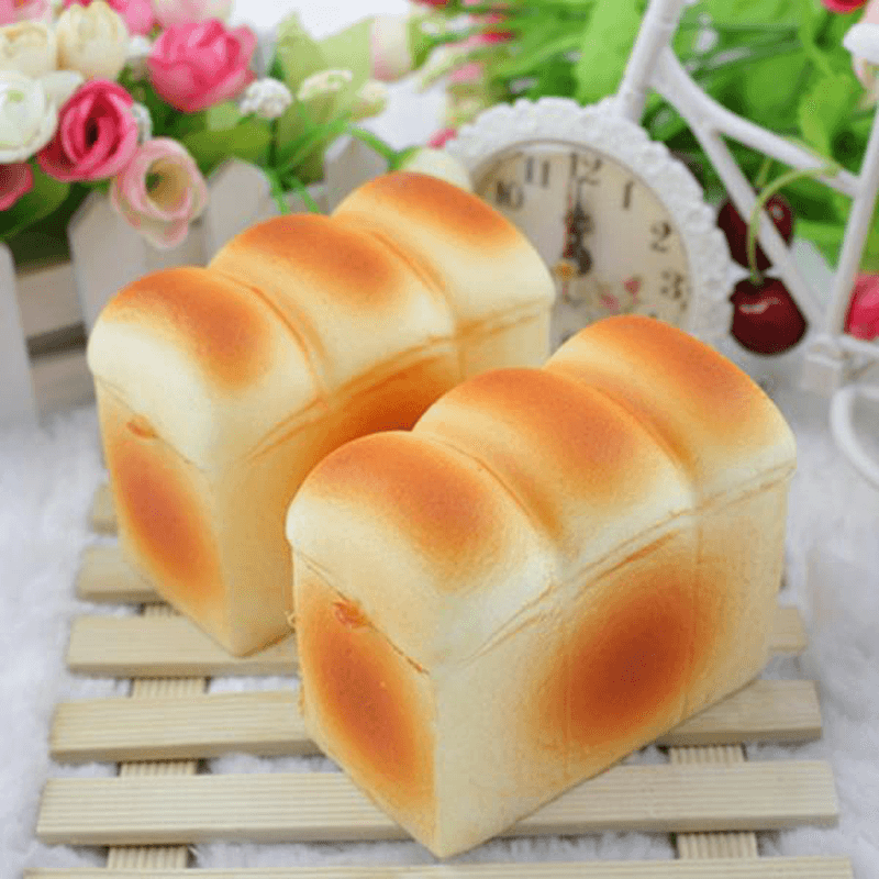 9.3CM Squishy Simulation Toast Squishy Fun Toys Decoration - MRSLM