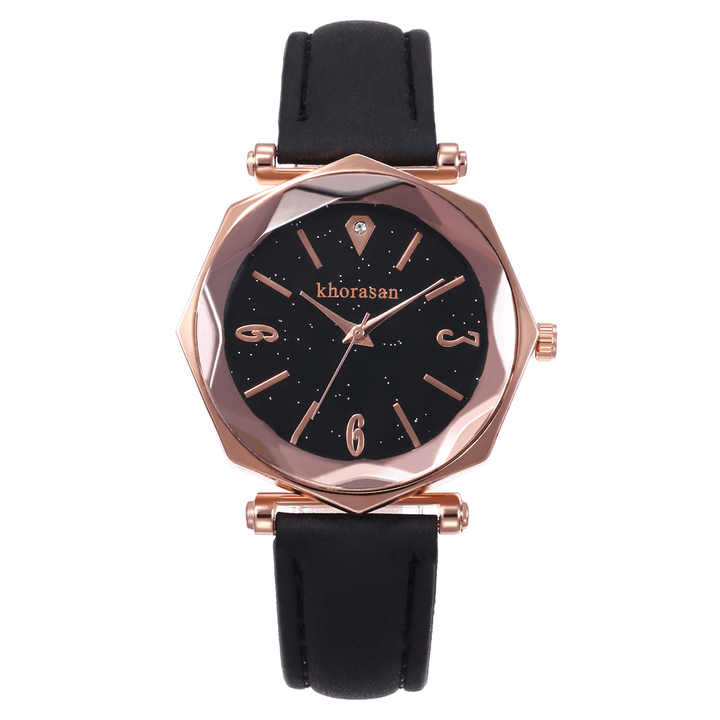 Deffrun Shining Dial Display Flower Ladies Watch Elegant Design Quartz Watches - MRSLM