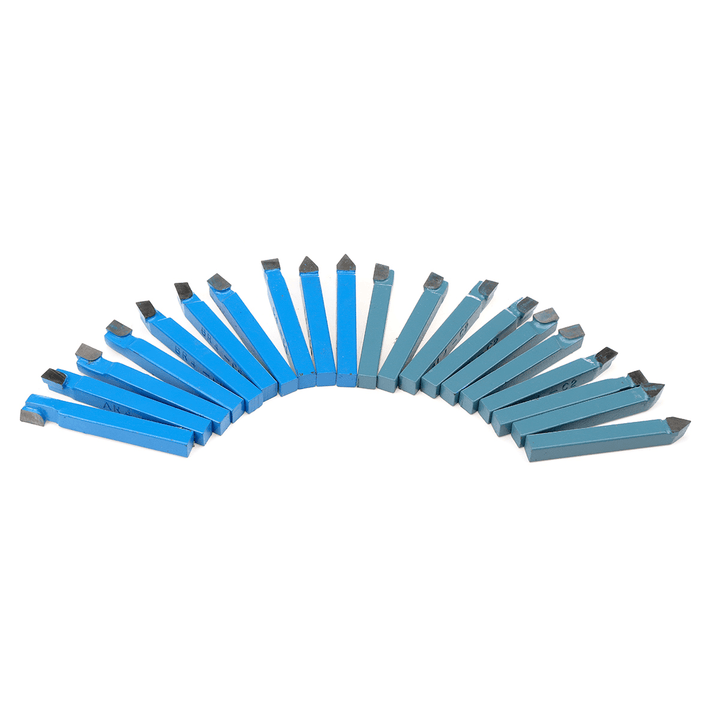 20Pcs Metal Lathe Tool Set Carbide Tip Cutting Turning Boring Bit - MRSLM