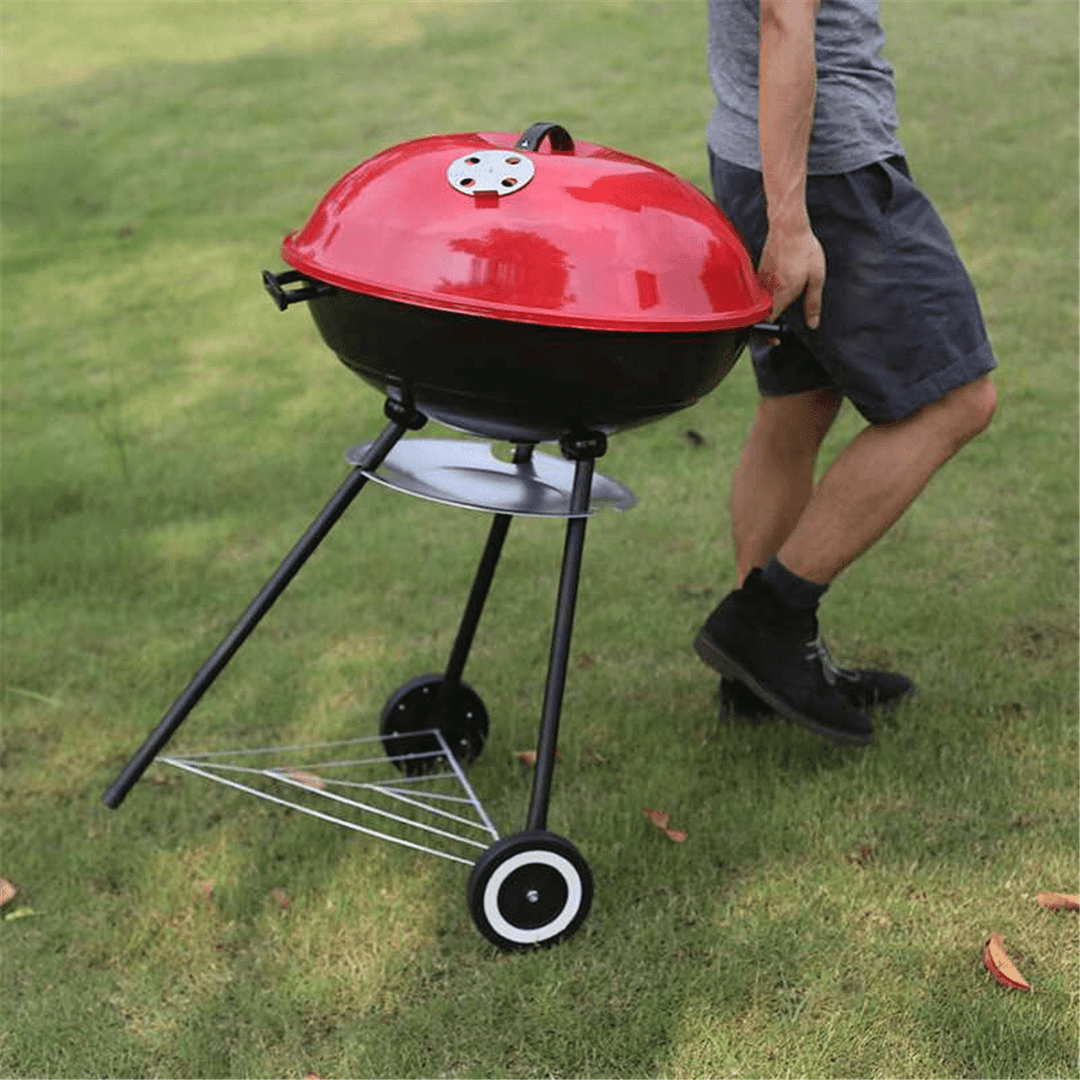 Charcoal Barbecue BBQ Grill Outdoor Camping Cooker Bars Backyard Smoker Tool - MRSLM