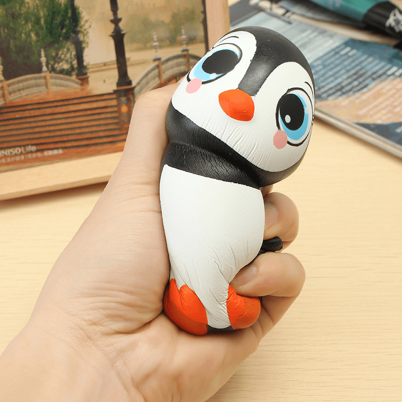 Squishy Penguin Jumbo 13Cm Slow Rising Soft Kawaii Cute Collection Gift Decor Toy - MRSLM