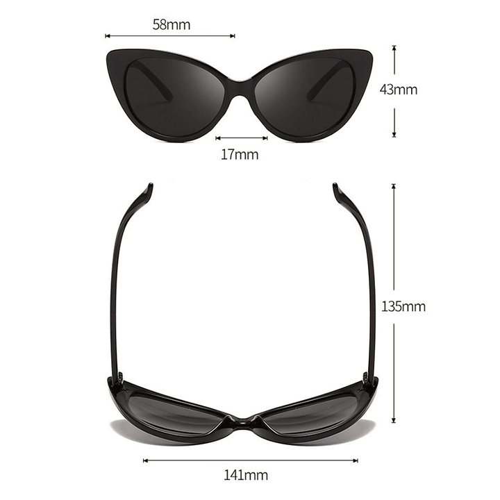 Women Cat Eye Vintage Polarized Sunglasses - MRSLM