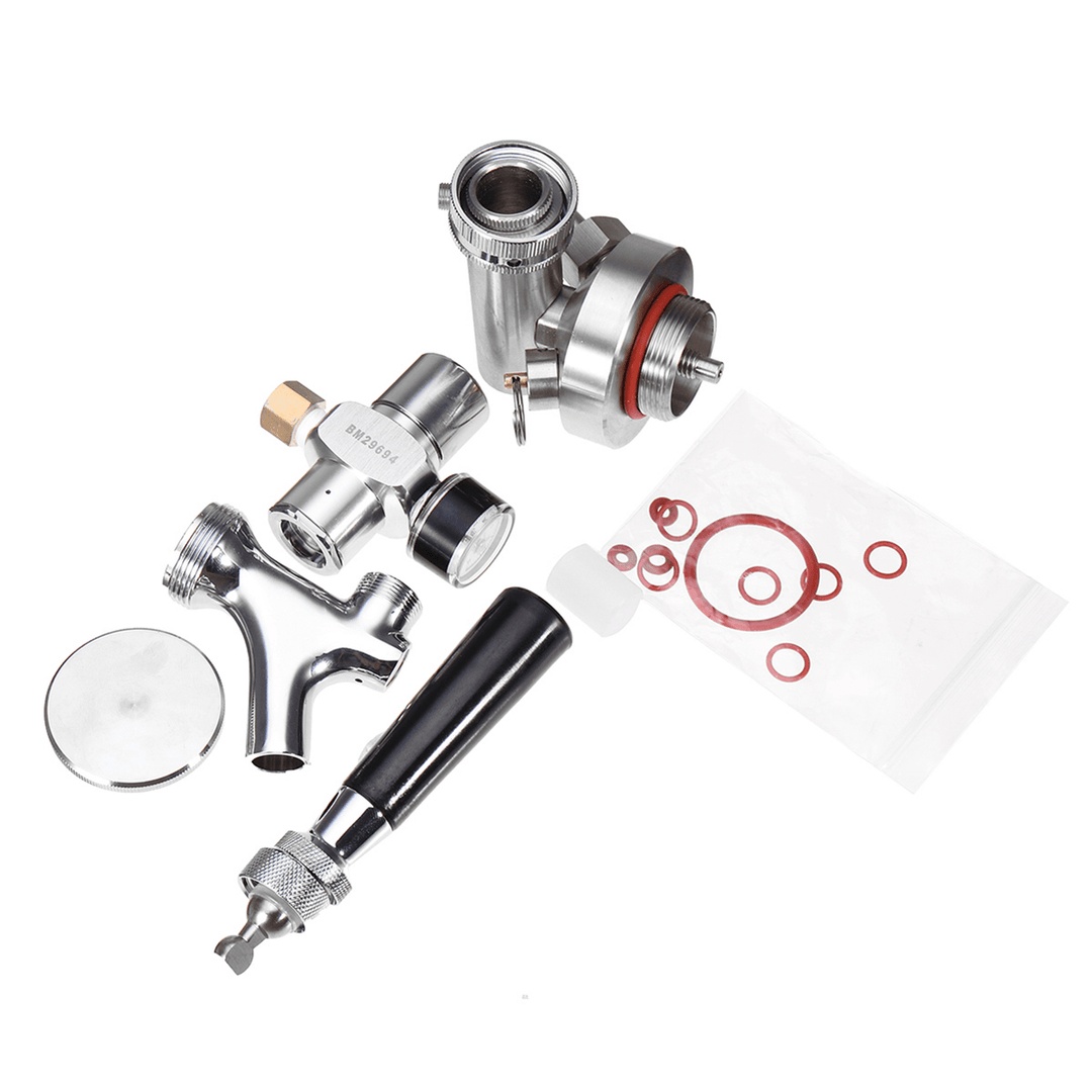 KC-BK8 4L/2L Stainless Steel 304 Beer Mini Keg Homebrew Keg Air Pressure Wine Making Tools - MRSLM