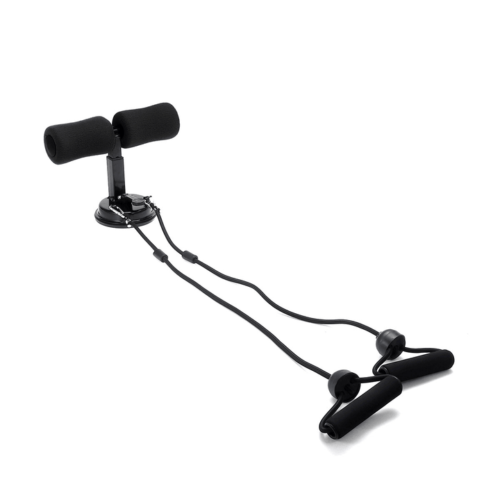 Sit-Ups Assistant Device Abdominal Muscle Training Adjustable Resistance Band Self-Suction Sit Ups Bar - MRSLM