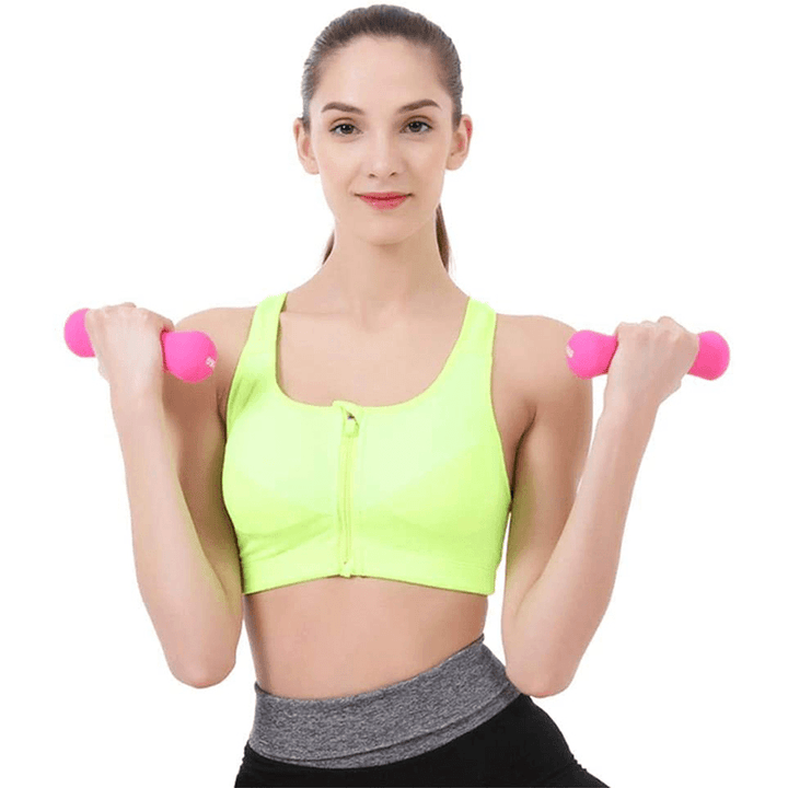 2 Pcs 0.5/1.5/2Kg Dumbbell Strength Training Home Gym Fitness Sport Exercise Tools - MRSLM