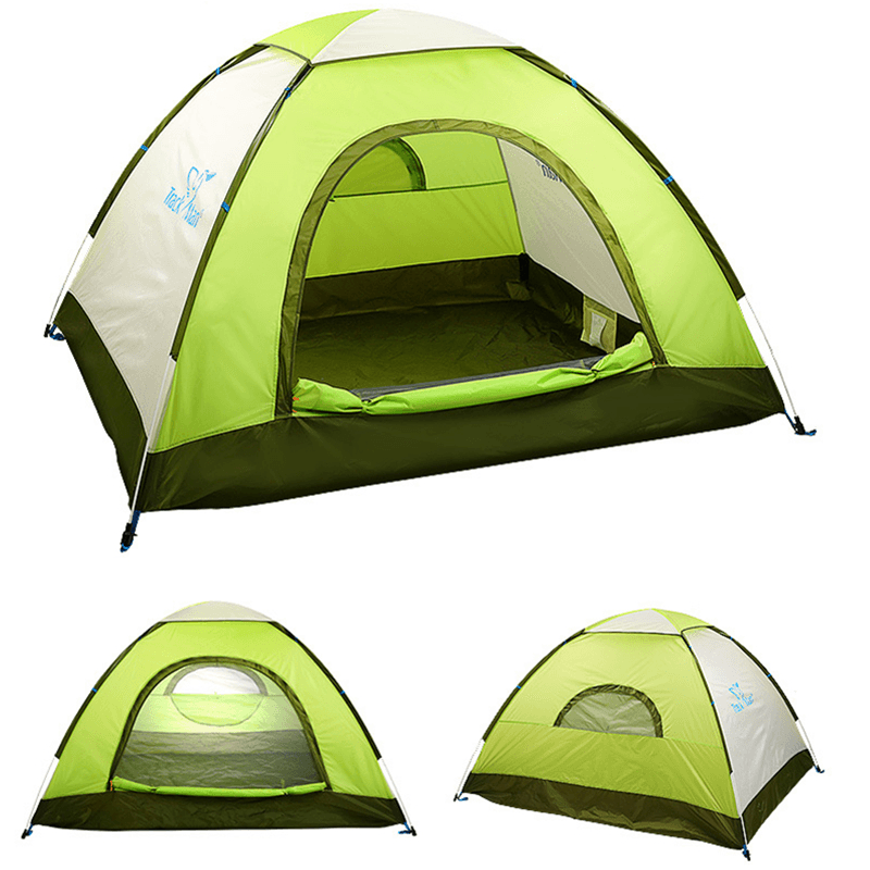 Trackman TM1113 3 Person Camping Tent Quick Automatic Opening Waterproof Hiking Picnic Season Tents - MRSLM