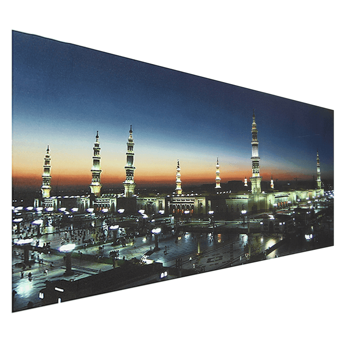 Wall Art Print Masjid Mosque Islamic Muslim Canvas Paintings Picture Home Decor - MRSLM