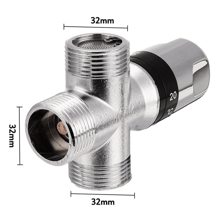 Pipe Thermostatic Valve Water Mixing Valve Solar Temperature Control Valve Water Heater Leading Pipe - MRSLM