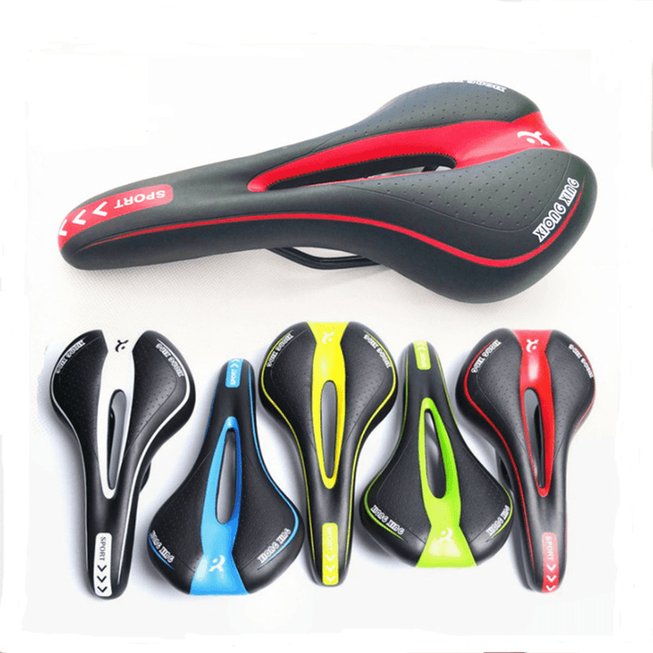 Comfortable Bike Saddle Seat-Gel Waterproof Bicycle Saddle with Central Relief Zone and Ergonomics Design for Mountain Bikes,Road Bikes - MRSLM