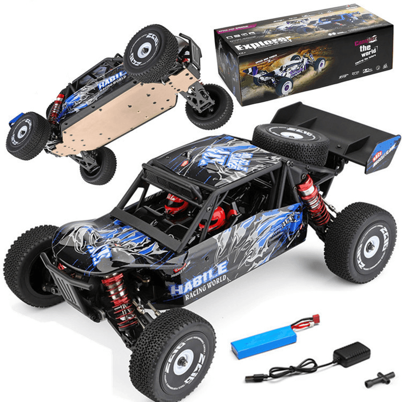 Remote Control Car High-Speed Off-Road Vehicle Metal Disc Electric Four-Wheel Drive Elegant Car Rc Model - MRSLM