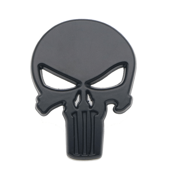 Skull Car Sticker Metal Modified Body Sticker - MRSLM