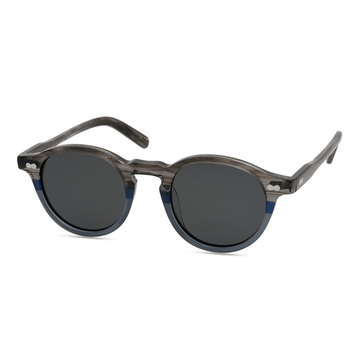 Men'S Retro Literary and Artistic Rivet Sunglasses - MRSLM