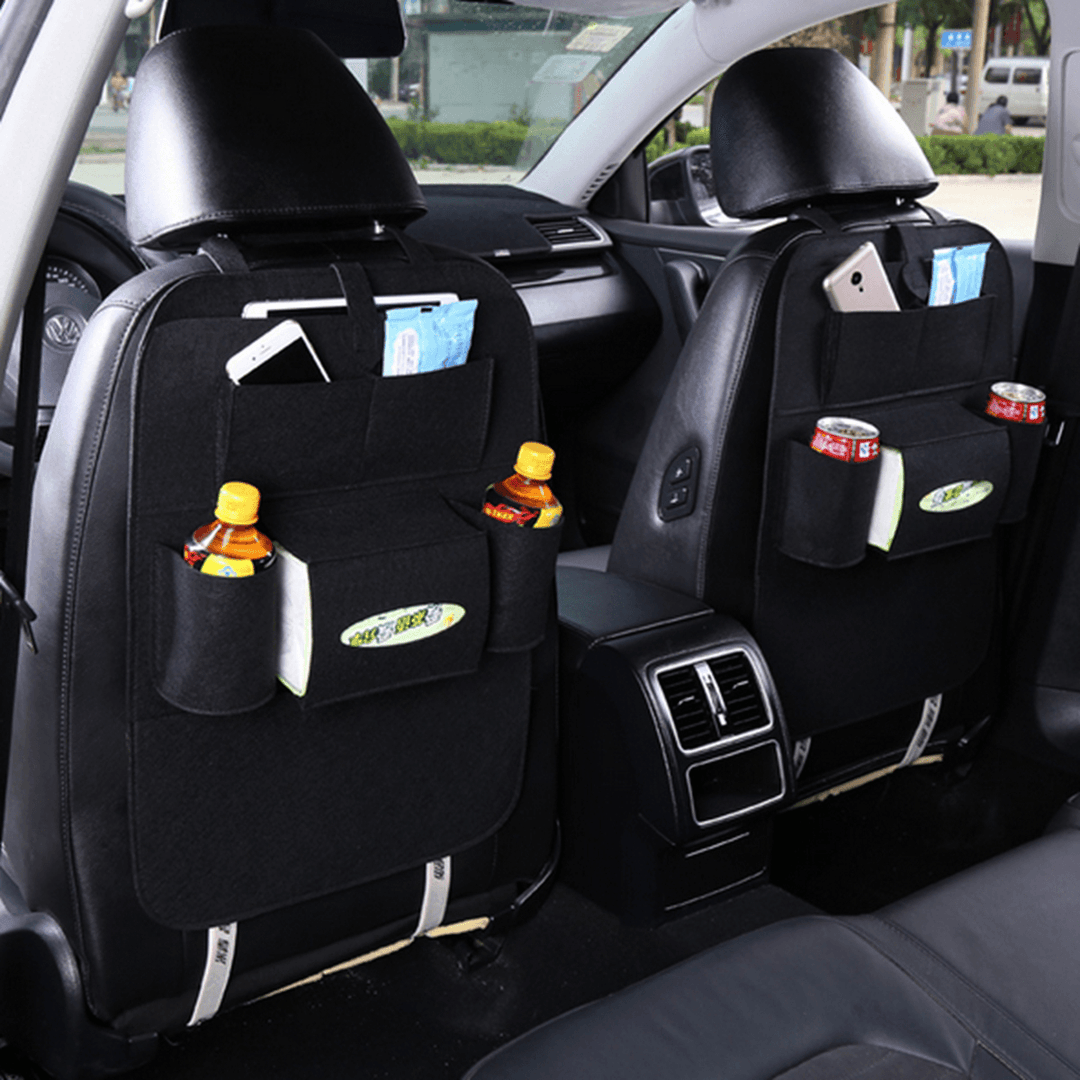 Auto Car Seat Back Hanging Multi-Pocket Storage Bag Organizer Holder Car Storage Box - MRSLM