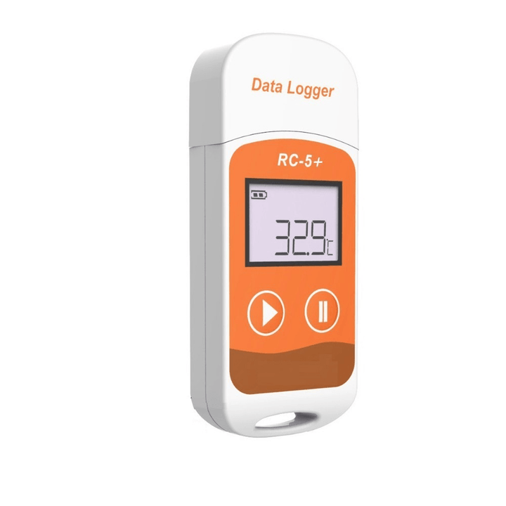 RC-5+ High-Precision Digital USB Temperature Data Logger Recorder Upgrade for Refrigeration, Cold Chain Transport, Labs - MRSLM