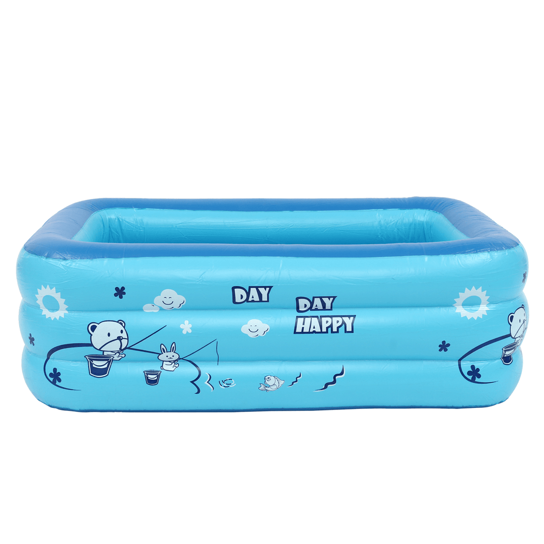 Kids Baby Children Inflatable Swimming Pool 3 Layer Pool Summer Water Fun Play Toy - MRSLM