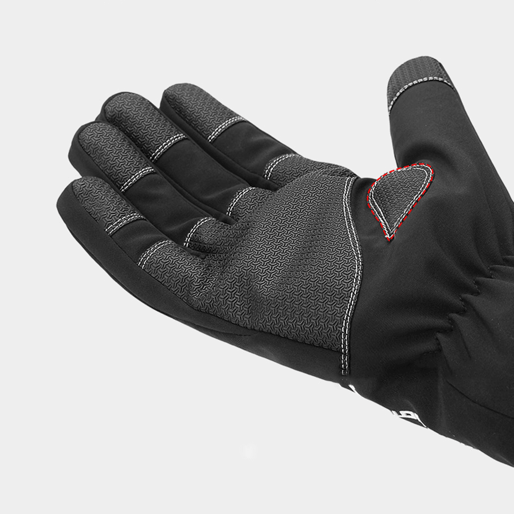 New Outdoor Waterproof Gloves Quarter Zipper Touch Screen Men and Women Riding Warm Sports Hiking Skiing plus Thickening - MRSLM