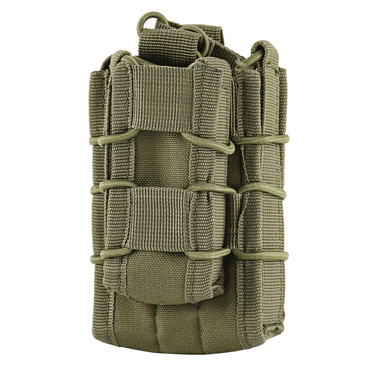 ZANLURE Twice Magazine Pouch Molle Holder Accessory Bag Tactical Bag for Camping Hunting - MRSLM