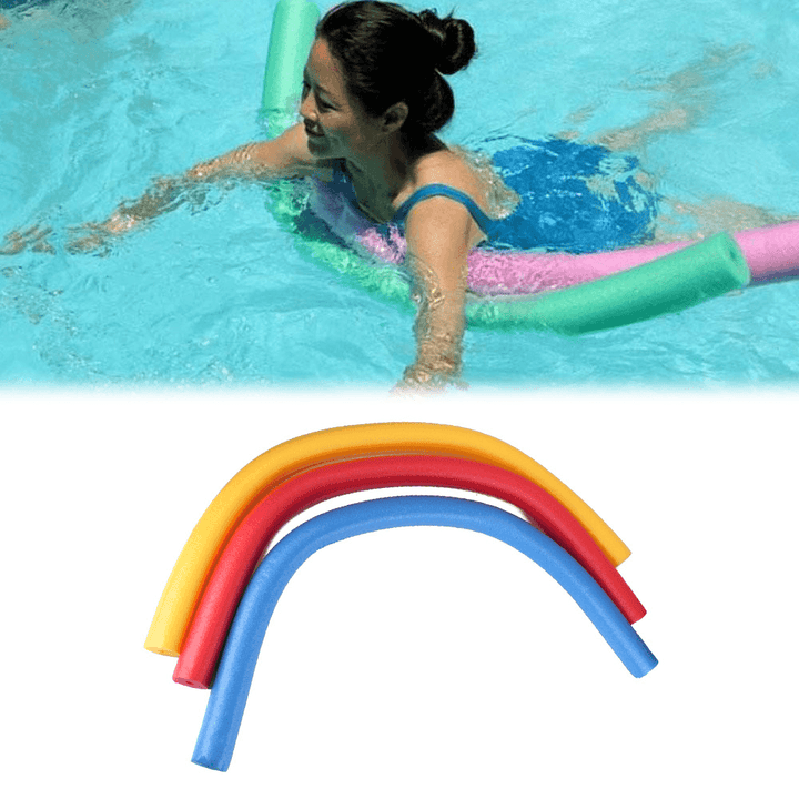 6.5X1500Mm Swimming Aid Foam Noodles Water Float Stick Hollow Swimming Training Equipment - MRSLM