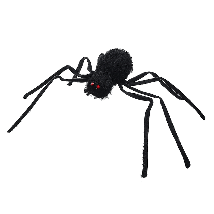 Spider Prank Toy Outdoor Party Halloween Decor Black Haunted Simulation Prop Decorations - MRSLM