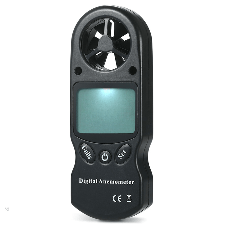 3 in 1 Handheld Digital Anemometer Wind Speed Meter Thermometer Hyprometer - MRSLM