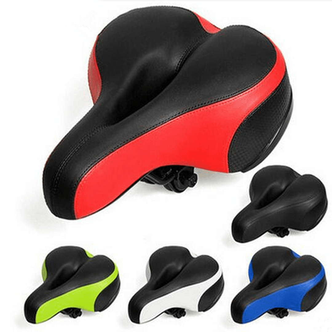 BIKIGHT Wide Big Road Mountain MTB Saddle Bike Bicycle Cycling Seat Soft Cushion - MRSLM