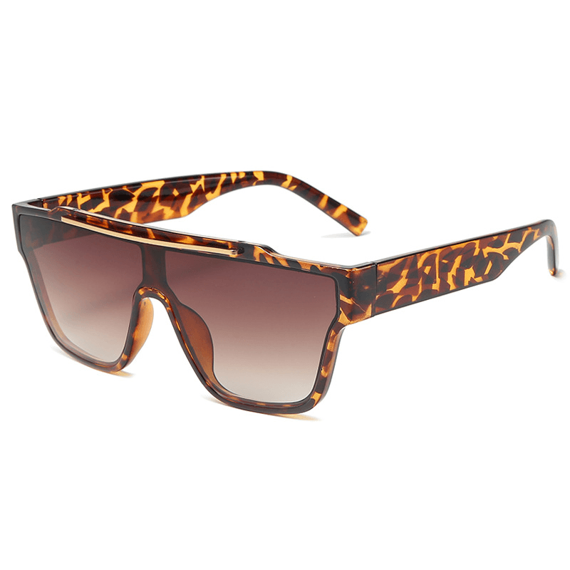 Siamese Piece Large Frame Sunglasses for Ladies - MRSLM