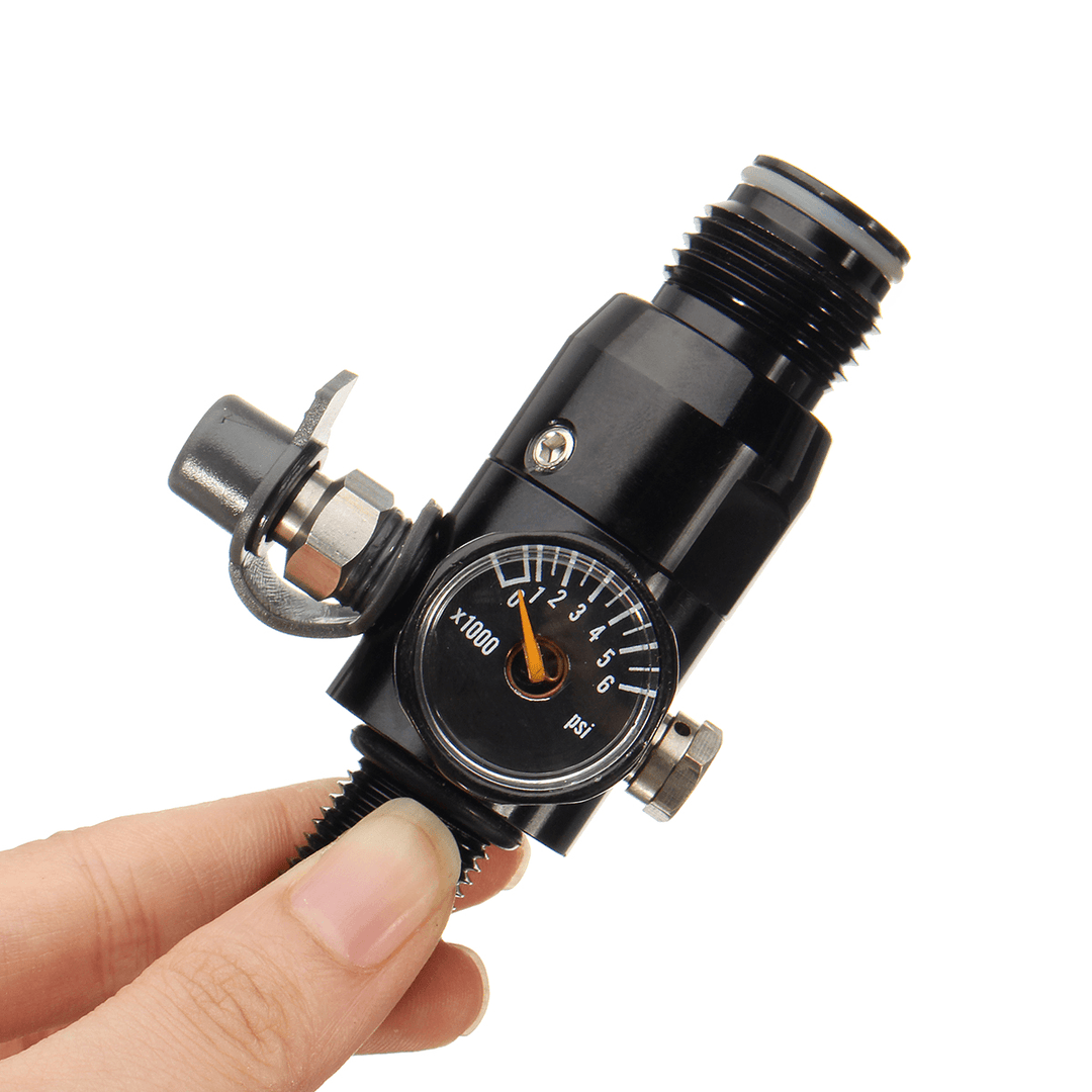 5/8"-18UNF Thread Paint Valve Ball Regulator Input 4500Psi HPA Air Tank Output 1800Psi Ball Valve - MRSLM