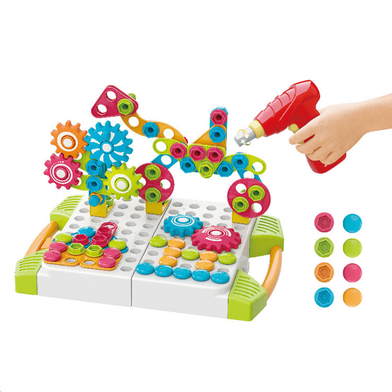 Screw Puzzle Boy Girl Assembling Toolbox Toy - MRSLM