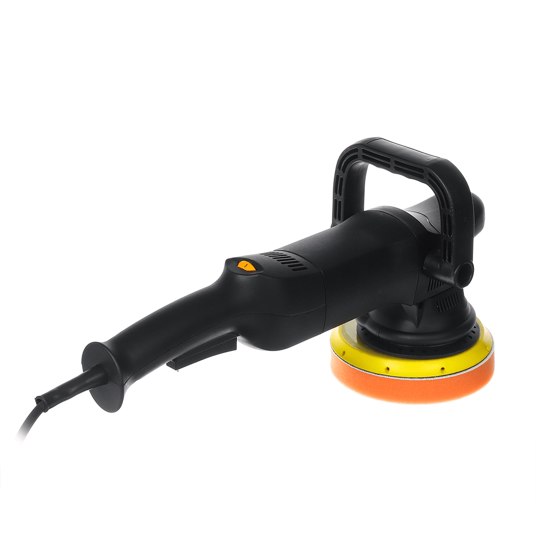 220V 21MM 3800R/MIN 6" Dual Action Polisher D/A Orbital Buffer Sander Car Polishing Machine Pad - MRSLM