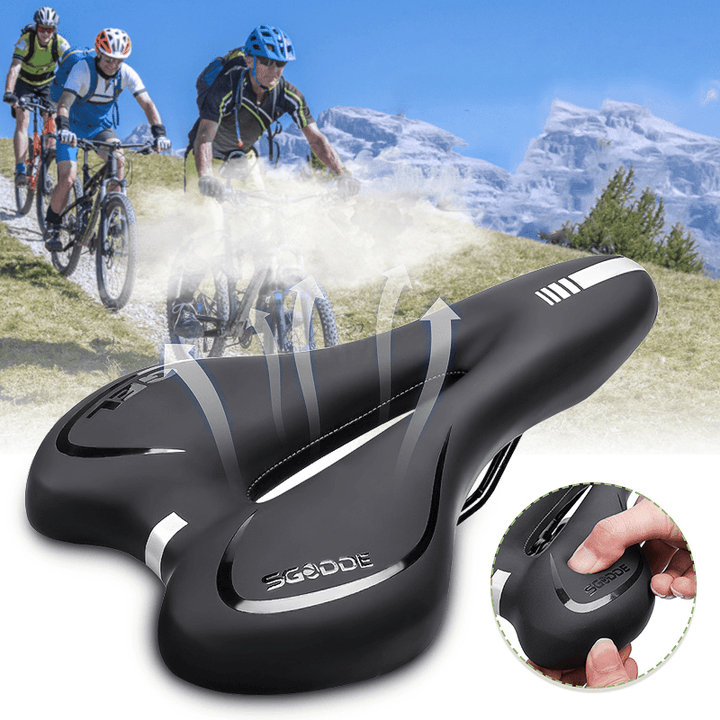 28X16X8Cm Bike Saddle Comfortable Gel Pad Bicycle Cushion MTB Mountain Equipment - MRSLM