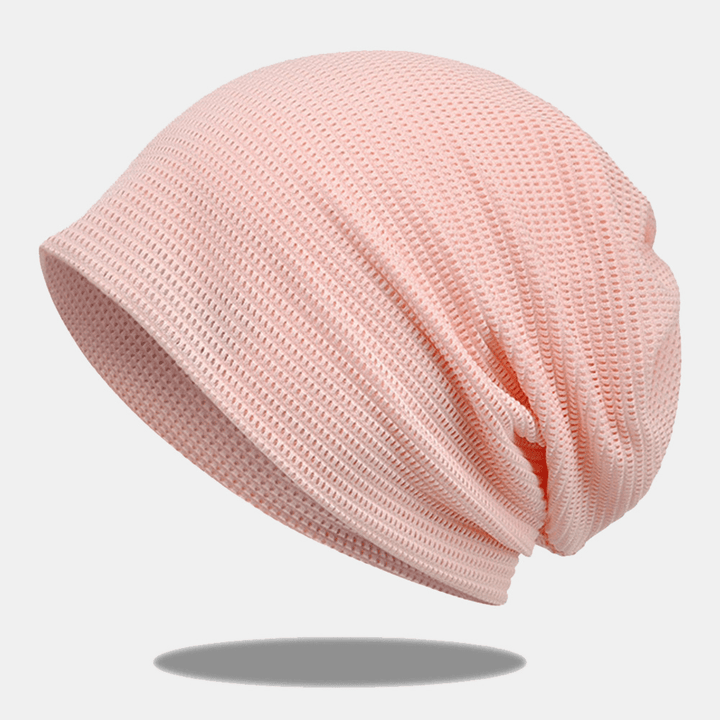 Women Spring Summer Thin Mesh Breathable Baotou Hat Dual-Use Neck Protection Sunshade Bib Scarf Bonnet Hat Beanie Hat - MRSLM