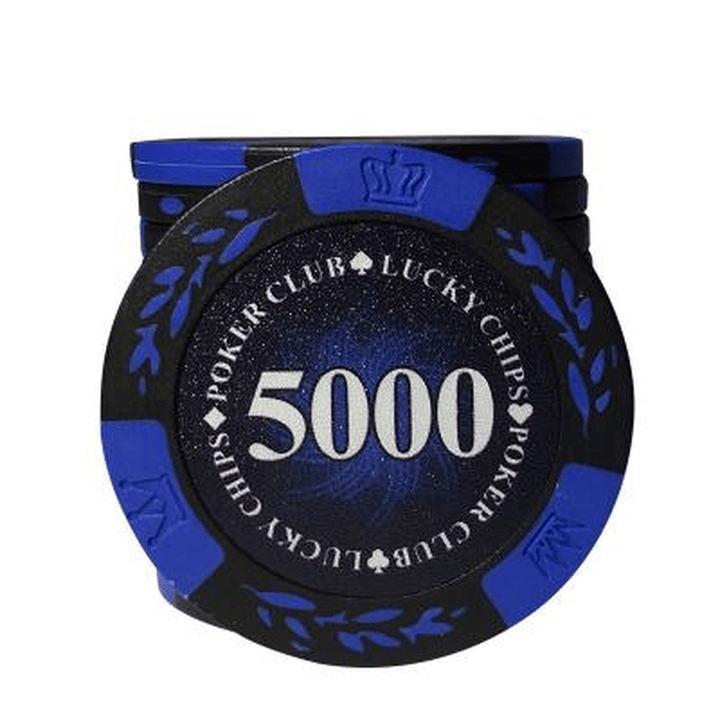 Texas Holdem Poker Chips Coins Mahjong Chips Anti-Counterfeiting Customized Chips - MRSLM