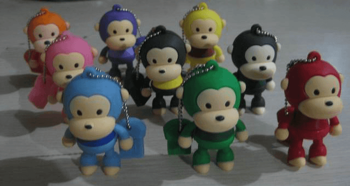 4GB Lovely Monkey USB 2.0 Flash Memory Stick Pen Drive - MRSLM