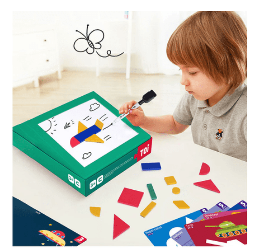 Advanced Shape Magnetic Tangram Puzzle - MRSLM