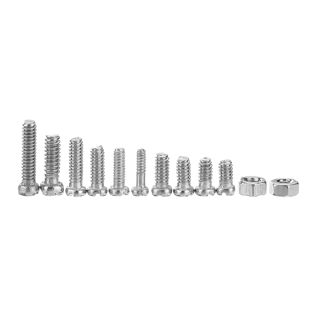 Suleve™ MXSS7 600Pcs Stainless Steel M1/1.2/1.4/1.6 Small Screws Nut for Watches Clocks Mobile 2-4Mm - MRSLM