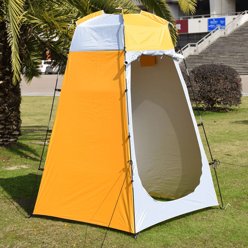 210T Polyester Shower Tent Anti-Uv Waterproof Dressing Room Rain Shelter Beach Privacy Tent C Amping Travel with Storage Bag - MRSLM