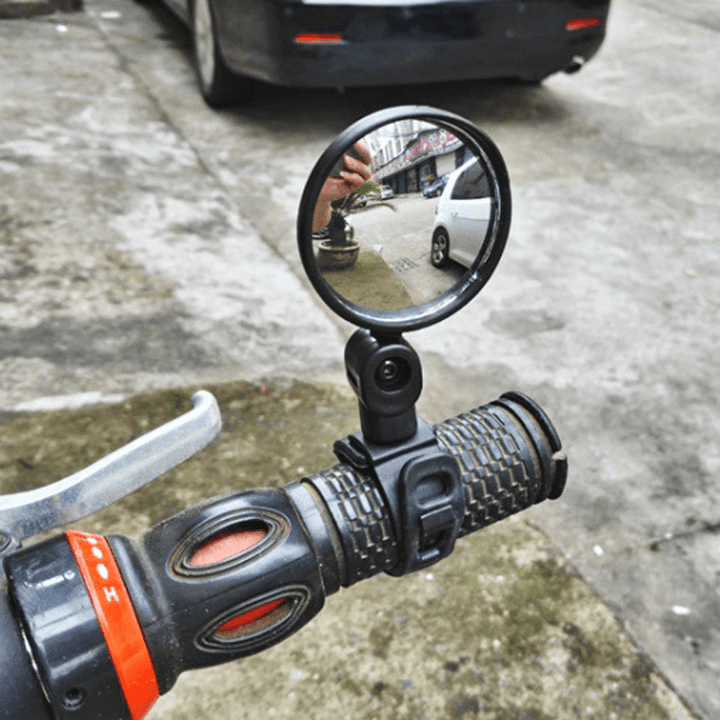 BIKIGHT Mini Bike Mirror Cycling Bicycle Handlebar Flexible Rearview Mirror Motorcycle E-Bike - MRSLM