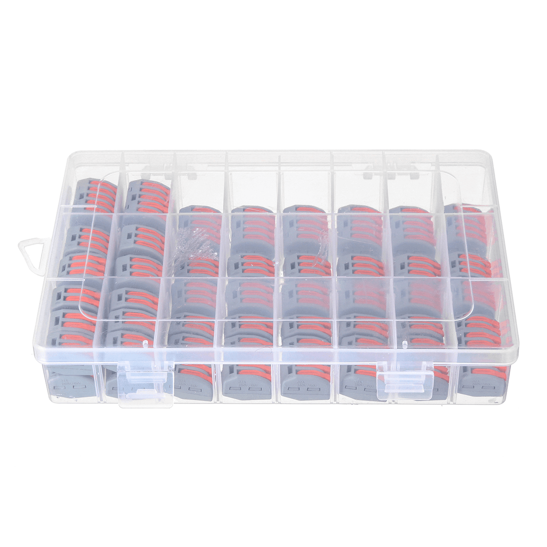 60Pc 2/3/5 Hole Electrical Connectors Wire Block Electrical Wire Connector Terminal - MRSLM