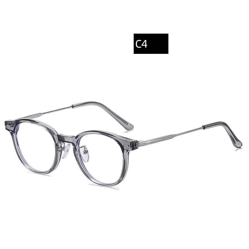 Retro TR90 Glasses Frame Unisex Flat Mirror - MRSLM