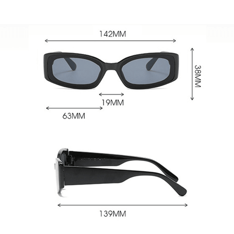 Square Party Sunglasses Women'S Concave Shape Sunglasses - MRSLM