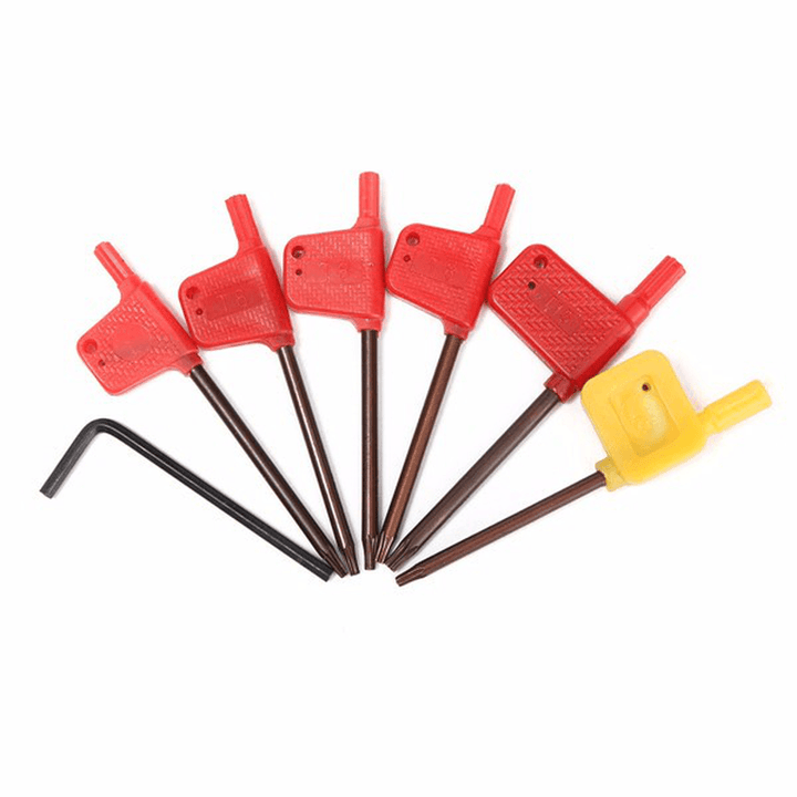 7Pcs 12Mm Shank Lathe Turning Tool Holder Boring Bar with 7Pcs Carbide Insert and Wrench - MRSLM