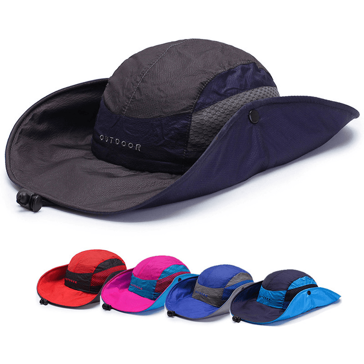 Mens Foldable Breathable Bucket Hat - MRSLM