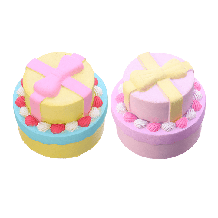 Bow-Knot Double Cake Squishy 9CM Jumbo with Packaging Collection Gift - MRSLM