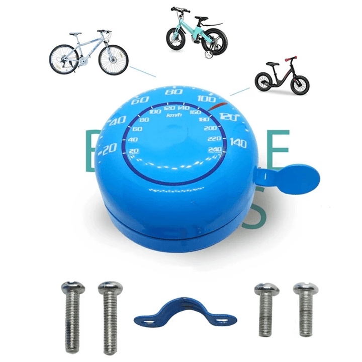 BIKIGHT Lightweight Bicycle Loud Bell with Scale for Mountain Bike M365 Electric Scooter Easy Installation - MRSLM