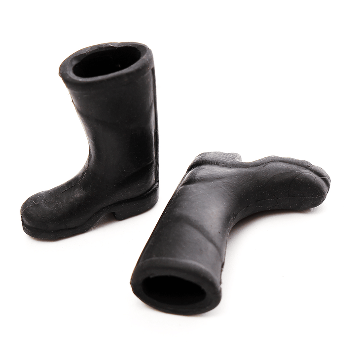 1:12 Black Mini Rain Boot Dollhouse Miniature Furniture Accessories for Dollhouse - MRSLM